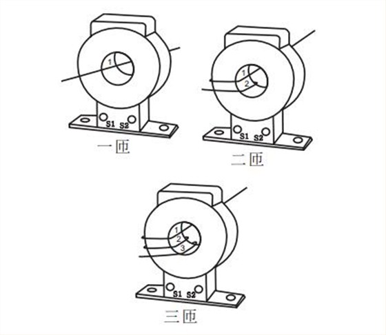 DU4接互感器图绕匝数