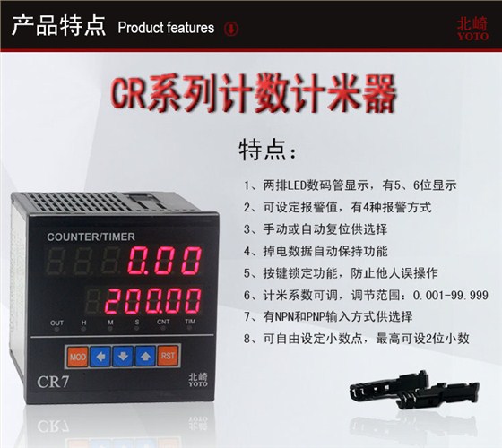 CR数字式数显计数器计米器1