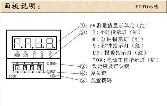 4、HK4数显时间继电器