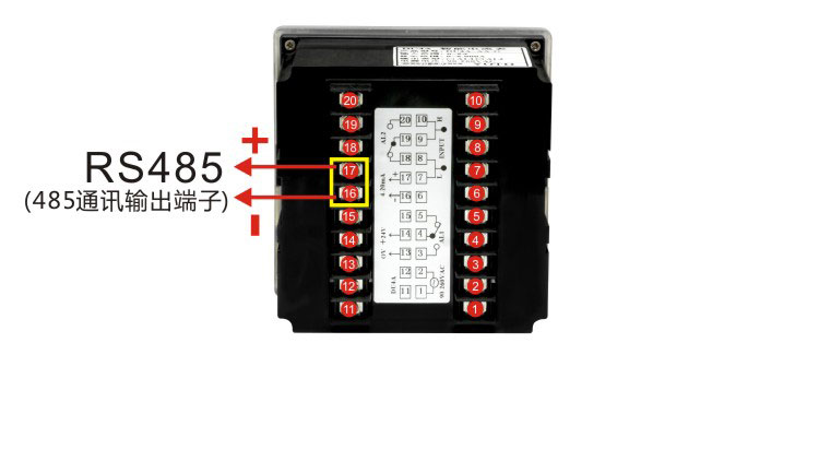 DU4A电流电压表RS485通讯端子
