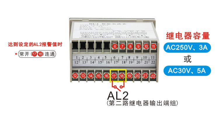 DU4快速采样电流电压表AL2端子