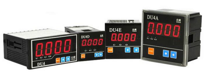 DU4系列数显电流表四种尺寸图